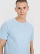 Męski t-shirt z nadrukiem 4F 4FRSS25TTSHM2687 - niebieski