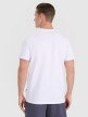 Męski t-shirt z nadrukiem 4F 4FRSS25TTSHM2851 - biały