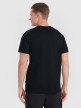 Męski t-shirt z nadrukiem 4F 4FRSS25TTSHM2851 - czarny