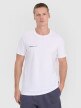 4F Męski tshirt z nadrukiem 4F 4FRSS25TTSHM2853  biały Biały