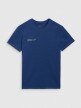 Męski t-shirt z nadrukiem 4F 4FRSS25TTSHM2853 - granatowy