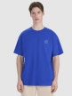 4F Męski tshirt oversize z nadrukiem 4F 4FRSS25TTSHM2991  niebieski Niebieski