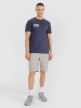 Męski t-shirt z nadrukiem 4F 4FRSS25TTSHM2996 - granatowy