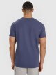 Męski t-shirt z nadrukiem 4F 4FRSS25TTSHM2998 - granatowy
