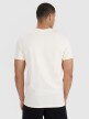 mini: Męski t-shirt z nadrukiem 4F 4FRSS25TTSHM3002 - beżowy (5)
