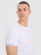 Męski t-shirt basic 4F 4FRSS25TTSHM3041 - biały
