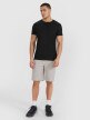 Męski t-shirt basic 4F 4FRSS25TTSHM3041 - czarny