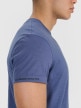 Męski t-shirt basic 4F 4FRSS25TTSHM3041 - niebieski