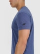 Męski t-shirt basic 4F 4FRSS25TTSHM3041 - niebieski