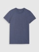 Męski t-shirt basic 4F 4FRSS25TTSHM3041 - niebieski