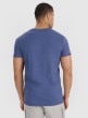 Męski t-shirt basic 4F 4FRSS25TTSHM3041 - niebieski