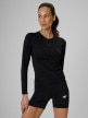 mini: Damski longsleeve treningowy 4F 4FRSS26TFLOF0721 - czarny (1)