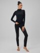 mini: Damski longsleeve do jogi 4F 4FRSS26TFLOF605 - czarny (2)