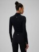 mini: Damski longsleeve do jogi 4F 4FRSS26TFLOF605 - czarny (6)