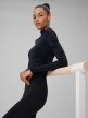 Obrazek dla: 4F Damski longsleeve do jogi 4F 4FRSS26TFLOF605  czarny Czarny