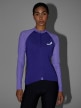 mini: Damski longsleeve kolarski UPF50+ 4F 4FRSS26TFLOF650 - fioletowy (6)