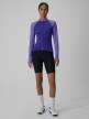 mini: Damski longsleeve kolarski UPF50+ 4F 4FRSS26TFLOF650 - fioletowy (8)