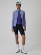 mini: Damski longsleeve kolarski UPF50+ 4F 4FRSS26TFLOF650 - fioletowy (2)