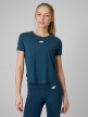  4F Damska koszulka treningowa 4F 4FRSS26TFTSF2335  turkusowa Turkusowy