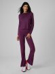 mini: Damski longsleeve bez nadruku 4F 4FRSS26TLONF673 - fioletowy (6)
