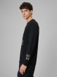 mini: Męski longsleeve z nadrukiem 4F 4FRSS26TLONM674 - czarny (3)