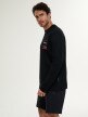 mini: Męski longsleeve z nadrukiem 4F4FRSS26TLONM679 - czarny (3)