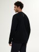 mini: Męski longsleeve z nadrukiem 4F4FRSS26TLONM679 - czarny (6)