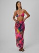 mini: Damska spódnica maxi 4F 4FRSS26TSKIF075 - multikolor (5)
