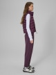 mini: Damskie spodnie dresowe joggery 4F 4FRSS26TTROF1885 - fioletowe (3)