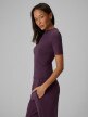 mini: Damski t-shirt bez nadruku 4F 4FRSS26TTSHF3703 - fioletowy (3)