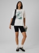 mini: Damski t-shirt z nadrukiem 4F 4FRSS26TTSHF3705 - biały (2)
