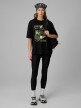 mini: Damski t-shirt z nadrukiem 4F 4FRSS26TTSHF3705 - czarny (2)