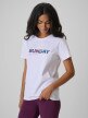 mini: Damski t-shirt z nadrukiem 4F 4FRSS26TTSHF3793 - biały (1)
