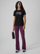 mini: Damski t-shirt z nadrukiem 4F 4FRSS26TTSHF3793 - czarny (2)