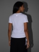 mini: Damski t-shirt bez nadruku 4F 4FRSS26TTSHF3795 - biały (4)