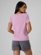mini: Damski t-shirt bez nadruku 4F 4FRSS26TTSHF3796 - różowy (4)