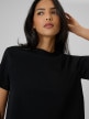 mini: Damski t-shirt bez nadruku 4F 4FRSS26TTSHF3797 - czarny (3)