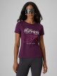 Obrazek dla: 4F Damski tshirt z nadrukiem 4F 4FRSS26TTSHF3800  fioletowy Fioletowy