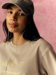 mini: Damski t-shirt z nadrukiem 4F 4FRSS26TTSHF3848 - beżowy (4)