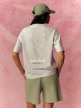 mini: Damski t-shirt z nadrukiem 4F 4FRSS26TTSHF3850 - niebieski (6)