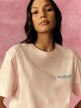 mini: Damski t-shirt z nadrukiem 4F 4FRSS26TTSHF3851 - różowy (5)