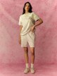 mini: Damski t-shirt z nadrukiem 4F 4FRSS26TTSHF3852 - zielony (2)