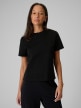 Obrazek dla: 4F Damski tshirt bez nadruku 4F 4FRSS26TTSHF3985  czarny Czarny