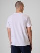 mini: Męski t-shirt z nadrukiem 4F 4FRSS26TTSHM3804 - biały (4)