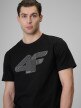 mini: Męski t-shirt z nadrukiem 4F 4FRSS26TTSHM3805 - czarny (3)