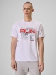 Obrazek dla: 4F Męski tshirt z nadrukiem 4F 4FRSS26TTSHM3806  biały Biały
