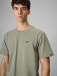 mini: Męski t-shirt z nadrukiem 4F 4FRSS26TTSHM3814 - oliwkowy (3)