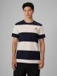 mini: Męski t-shirt z nadrukiem 4F 4FRSS26TTSHM3975 - czarny (1)