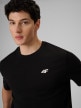mini: Męski t-shirt z nadrukiem 4F 4FRSS26TTSHM3977 - czarny (3)