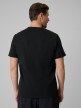 mini: Męski t-shirt z nadrukiem 4F 4FRSS26TTSHM3989 - czarny (6)